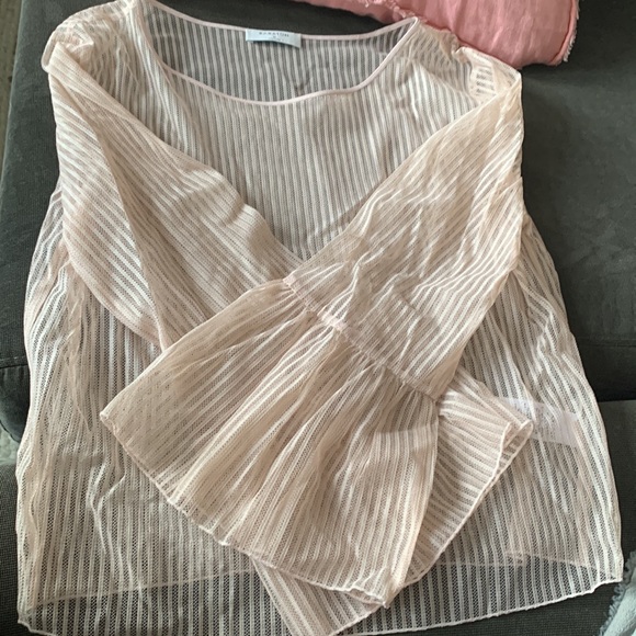 Babaton Humbert blouse in pink - Picture 5 of 11